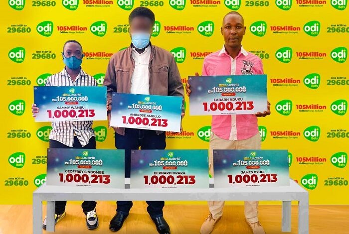 Odibets Jackpot: Seven lucky Kenyans become overnight millionaires