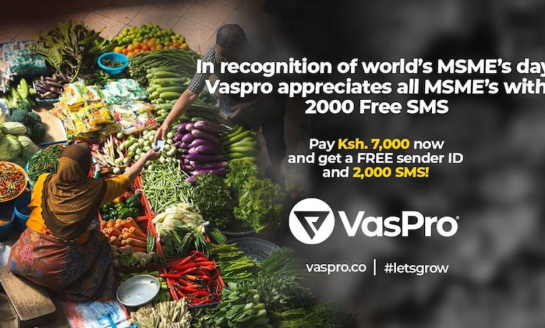Vaspro celebrating MSMEs in Kenya with a special offer