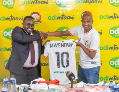 Win an Official Harambee Stars Jersey with 20 Bob on Odibets